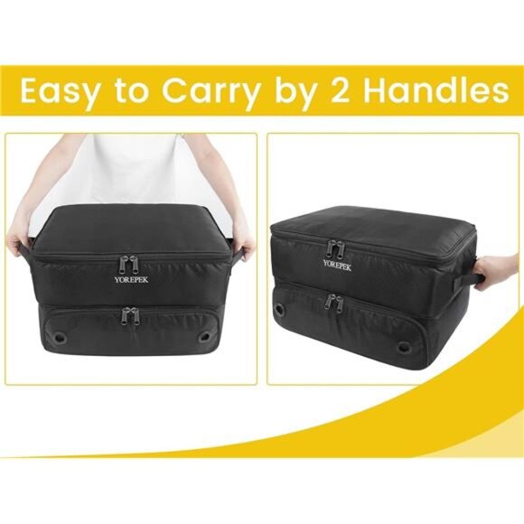 2 Layer Golf Trunk Organizer, Golf Gifts for Men with Separate - Picture 5 of 7